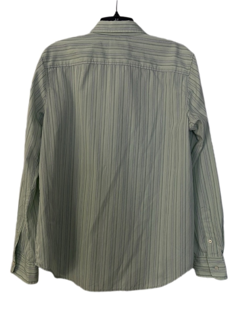 Ralph Lauren Light Green Striped Button Down Shirt Size Large - Picture 2 of 12